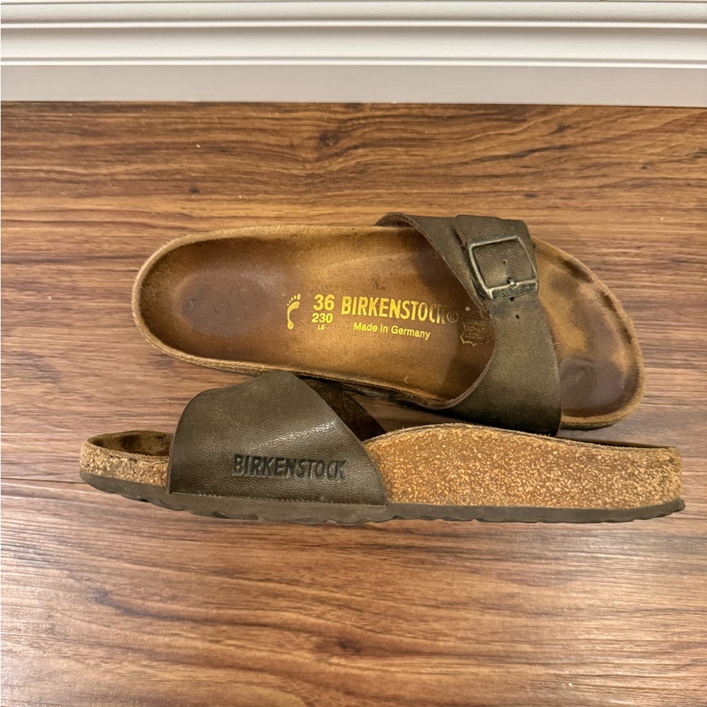 Birkenstock Madrid Sandals Brown size 6 - Picture 3 of 5